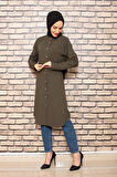 Moda Çizgi Desenli Tunik