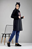 Moda Çizgi Desenli Tunik
