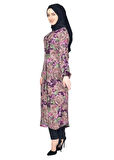 Moda Çizgi Desenli Tunik