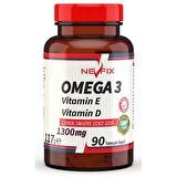 Nevfix Omega 3 Balık Yağı 1300 mg 90 Yumuşak Kapsül