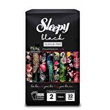 Sleepy Black Premium Plus Günlük Ped Uzun 32'li