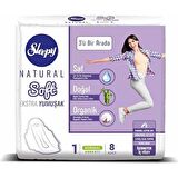 Sleepy Natural Soft Hijyenik Ped 8'li
