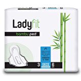 Ladyfit Bambu Ped Gece 6'lı No: 3