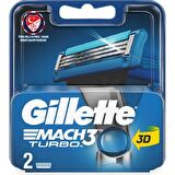 Gillette Mach 3 Turbo Yedek Başlık 2'li