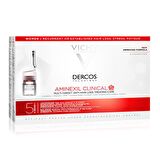 Vichy Dercos Aminexil Clinical 5 Kadın Dökülme Karşıtı Saç Serumu 21 x 6 ml