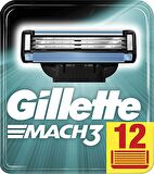 Gillette Mach3 Yedek Tıraş Bıçağı 12'li