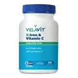 Velavit V Iron Vitamin C 30 Tablet