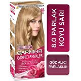Garnier Color Natural Çarpıcı Renkler Boya 8.0 Koyu Sarı