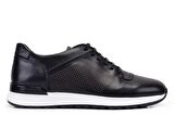 Siyah Baskı Sneaker Ayakkabı -11618-