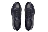 Hakiki Deri Lacivert Sneaker Erkek Ayakkabı -11203-