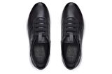 Siyah Baskı Beyaz Taban Sneaker -10961-