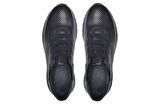Siyah Baskı Bağsız Sneaker Erkek -10960-