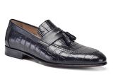 Siyah Klasik Loafer Kösele Erkek Ayakkabı -10936-
