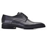 Hakiki Deri Siyah Günlük Bağcıklı Erkek Ayakkabı -11923-
