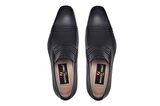 Siyah Klasik Bağcıksız Kösele Erkek Ayakkabı -79071-