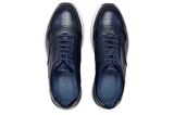Hakiki Deri Lacivert Sneaker Erkek Ayakkabı -11781-