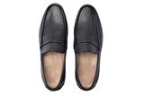 Siyah Günlük Loafer Yazlık Erkek Ayakkabı -11561-