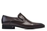 Kahverengi Klasik Loafer Kösele Erkek Ayakkabı -69232-