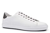 Hakiki Deri Beyaz Sneaker Erkek Ayakkabı -11195-