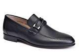 Siyah Klasik Loafer Kösele Erkek Ayakkabı -12693-