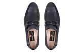Siyah Klasik Loafer Kösele Erkek Ayakkabı -12693-