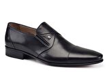 Siyah Klasik Loafer Kösele Erkek Ayakkabı -51001-
