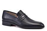 Siyah Klasik Loafer Kösele Erkek Ayakkabı -4221-