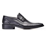 Siyah Klasik Loafer Kösele Erkek Ayakkabı -8926-