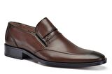 Kahverengi Klasik Loafer Kösele Erkek Ayakkabı -8923-