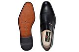 Siyah Klasik Loafer Kösele Erkek Ayakkabı -10359-