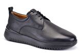 Siyah Bağcıklı Sneaker Erkek Ayakkabı -12410-