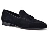 Siyah Klasik Loafer Kösele Erkek Ayakkabı -9859-