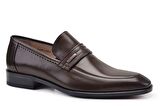 Kahverengi Klasik Loafer Kösele Erkek Ayakkabı -22001-