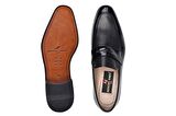 Siyah Klasik Loafer Kösele Erkek Ayakkabı -10942-