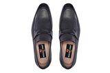 Siyah Klasik Loafer Kösele Erkek Ayakkabı -10940-