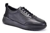 Siyah Bağcıklı Sneaker Erkek Ayakkabı -12416-