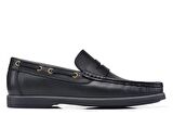Siyah Yazlık Loafer Erkek Ayakkabı -73561-