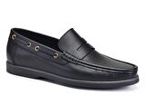 Siyah Yazlık Loafer Erkek Ayakkabı -73561-