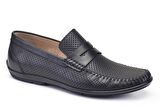 Siyah Yazlık Loafer Erkek Ayakkabı -32051-