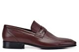 Kahverengi Loafer Kösele Ayakkabı -7004-