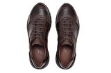 Hakiki Deri Kahverengi Sneaker Erkek Ayakkabı -11729-