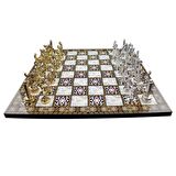 Gifthome Metal Satranç Takımı / Seti ; Orta , Yuna