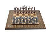 Gifthome Metal Satranç Takımı/Seti;Battal,Yunan ,A