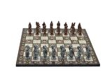 Gifthome Metal Satranç Takımı/Seti;Battal,Osmanlı&