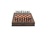 Gifthome Metal Satranç Takımı/Seti;Büyük,Pegasus,A