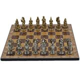 Gifthome Metal Satranç Takımı/Büyük,Osmanlı&Bizans