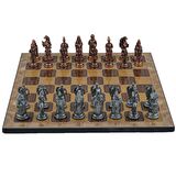 Gifthome Metal Satranç Takımı/Büyük,Osmanlı&Bizans
