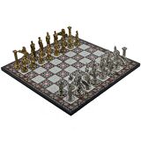 Gifthome Metal Satranç Takımı/Seti,Büyük,Pegasus F