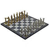 Gifthome Metal Satranç Takımı/Seti,Büyük,Pegasus,P