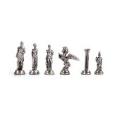 Gifthome Metal Satranç Takımı/Seti,Büyük,Pegasus,P